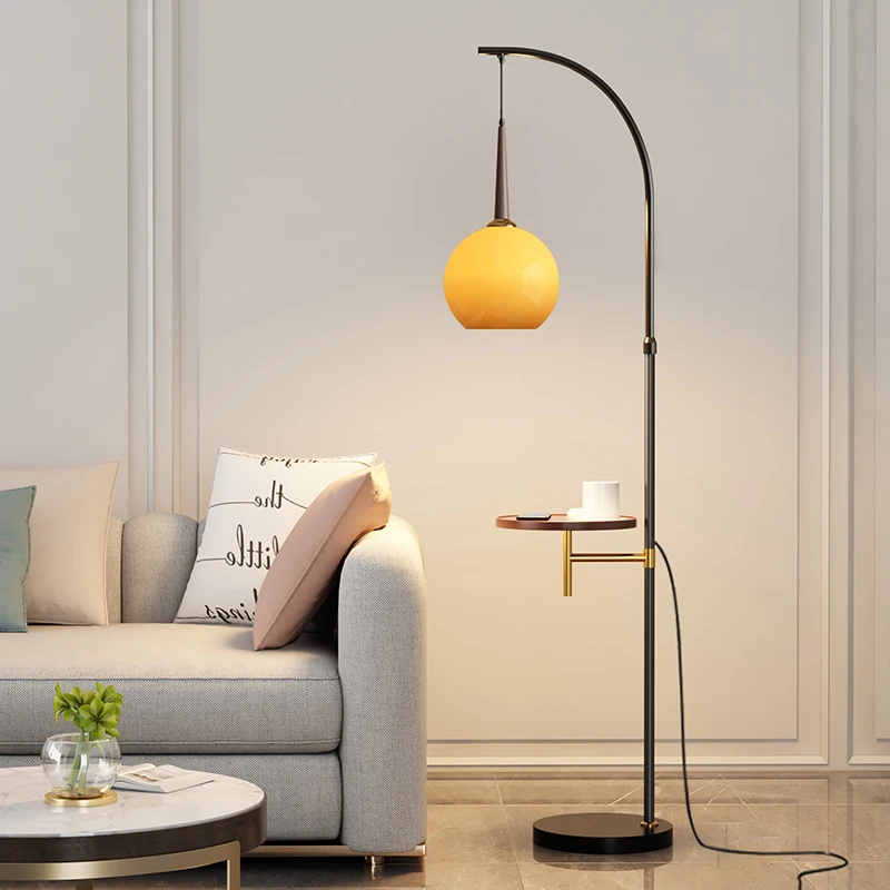 Storage floor lamp living room bedroom bedside table integrated ornament retro sofa side table coffee table glass lampshade desk
Storage floor lamp living room bedroom bedside table integrated ornament retro sofa side table coffee table glass lampshade desk