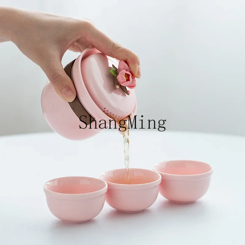 CL pinched flower travel tea set outdoor camping tea pot portable one pot three cups as a gift
CL pinched flower travel tea set outdoor camping tea pot portable one pot three cups as a gift