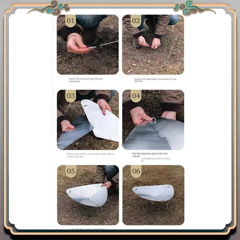 Durable Folding Campfire Grill Outdoor Wood Stove Burner Portable Camping Grill For Home BBQ
Durable Folding Campfire Grill Outdoor Wood Stove Burner Portable Camping Grill For Home BBQ