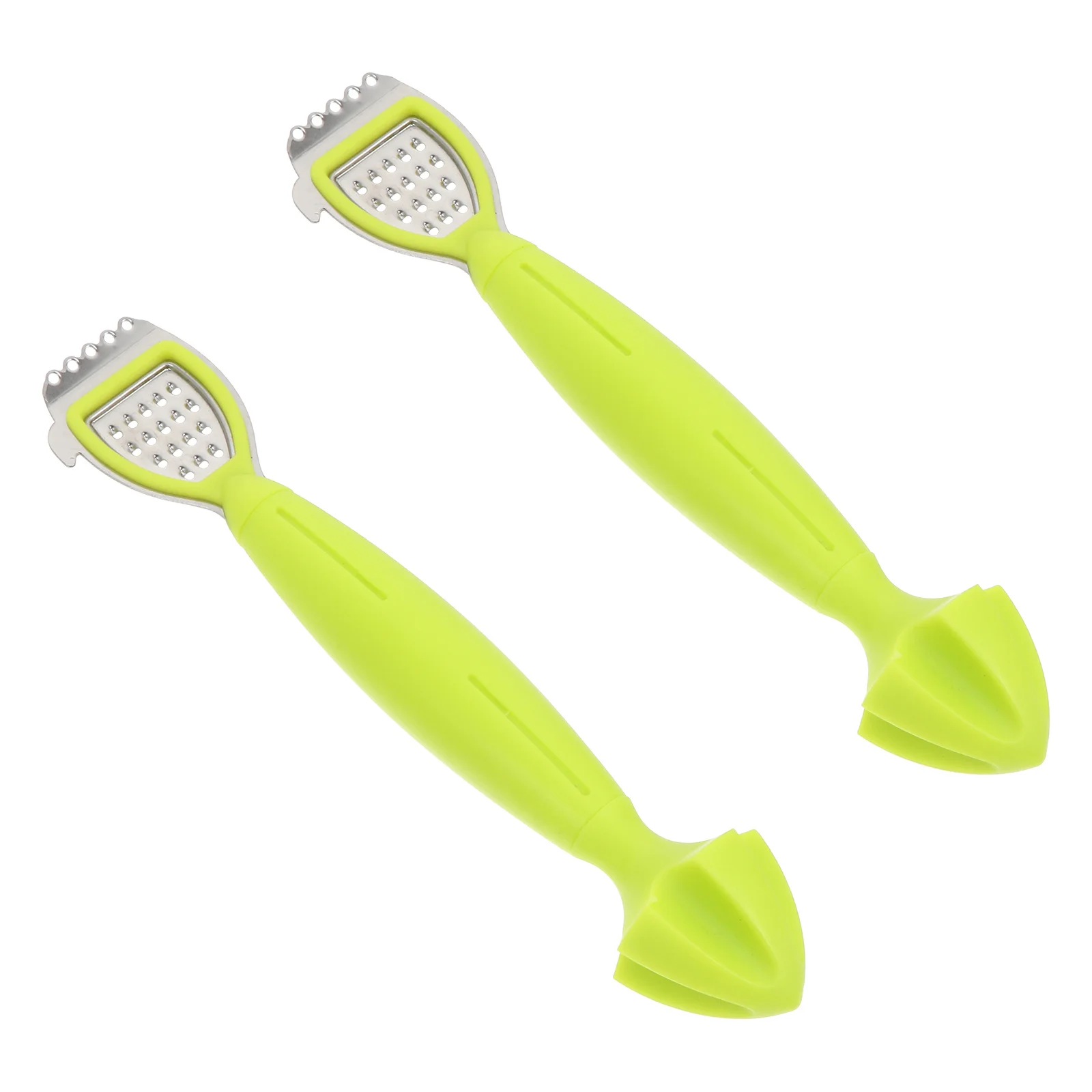 2Pcs Lemon Graters Rust-Proof Practical Kitchen Tools for Juicing and Grating Citrus Fruits Green Lemon Juicers 
2Pcs Lemon Graters Rust-Proof Practical Kitchen Tools for Juicing and Grating Citrus Fruits Green Lemon Juicers