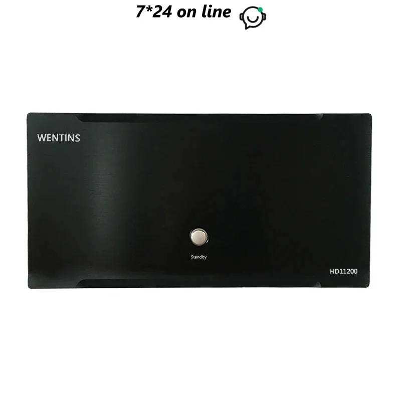 W-028 WENTINS HD11200 11 channels per channel 200W pure power amplifier home theater voltage 220V/50Hz
W-028 WENTINS HD11200 11 channels per channel 200W pure power amplifier home theater voltage 220V/50Hz