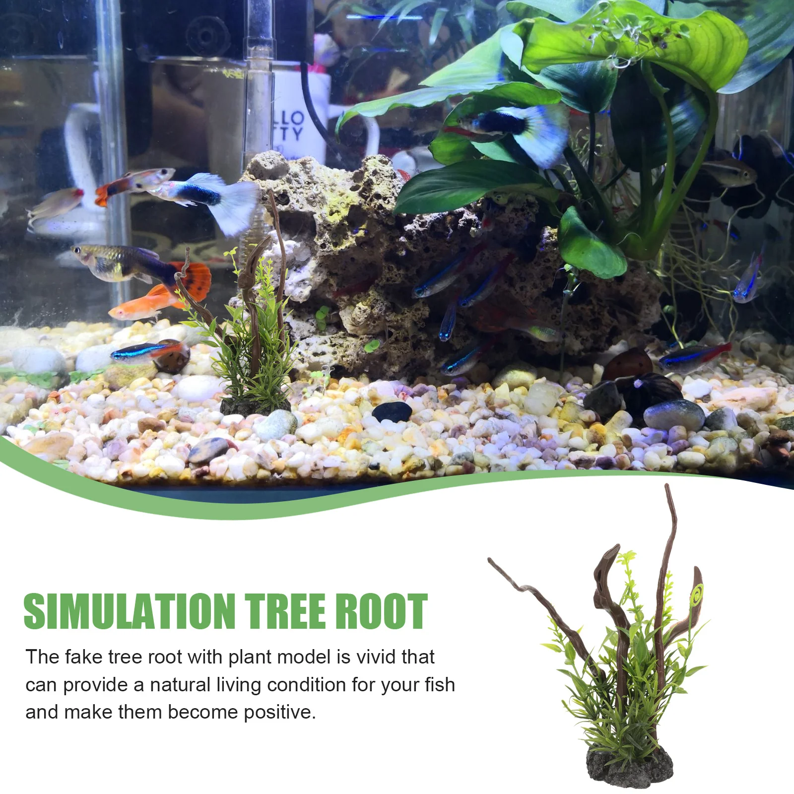 Simulated Fallen Wood Roots Decor Artificial Water Plants Resin Aquarium Tree Twig Fish Tank Decorations Large Plant Accessories
Simulated Fallen Wood Roots Decor Artificial Water Plants Resin Aquarium Tree Twig Fish Tank Decorations Large Plant Accessories