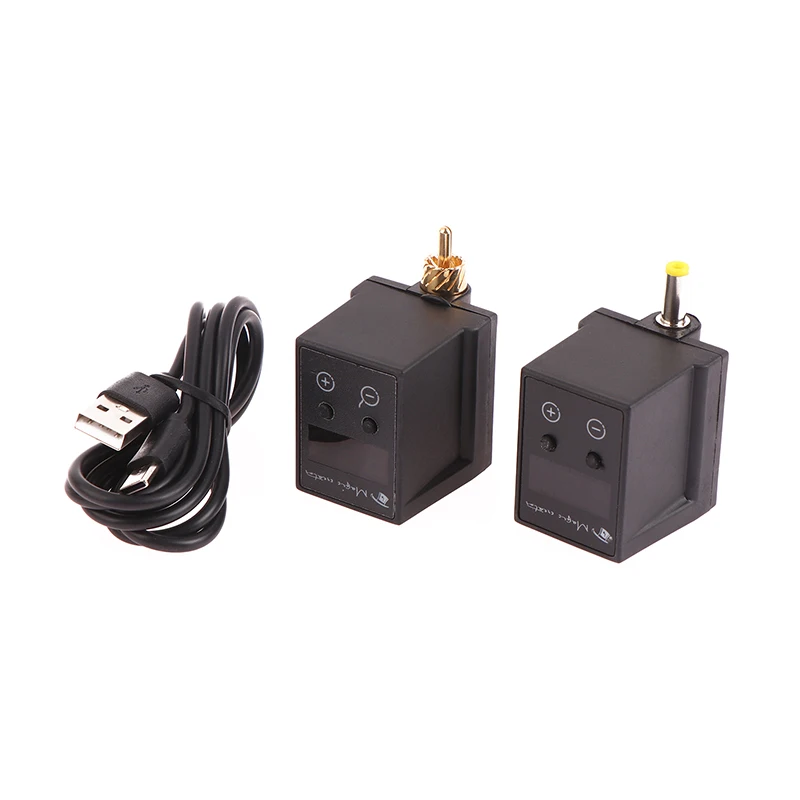 Rechargeable Rotary Machine Pen RCA/DC For Tattoo Machine Tattoo Supply Wireless Tattoo Mini Power Device Power Supply
Rechargeable Rotary Machine Pen RCA/DC For Tattoo Machine Tattoo Supply Wireless Tattoo Mini Power Device Power Supply