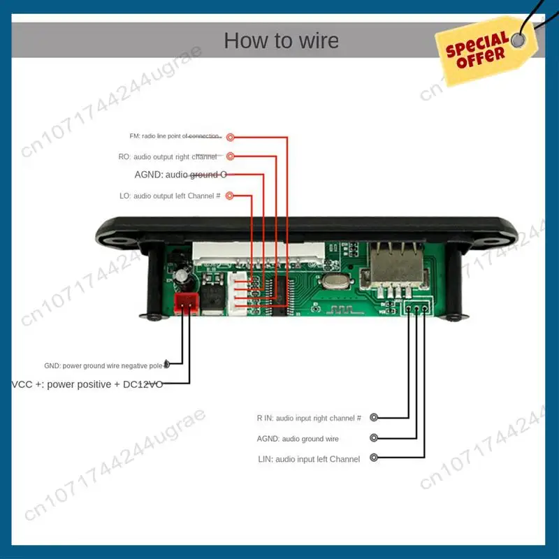 -A15I 20X USB MP3 Module Bluetooth 12V MP3 WMA Decoder Board Audio Module FM AUX USB TF Radio For Car Remote Music Speaker
-A15I 20X USB MP3 Module Bluetooth 12V MP3 WMA Decoder Board Audio Module FM AUX USB TF Radio For Car Remote Music Speaker