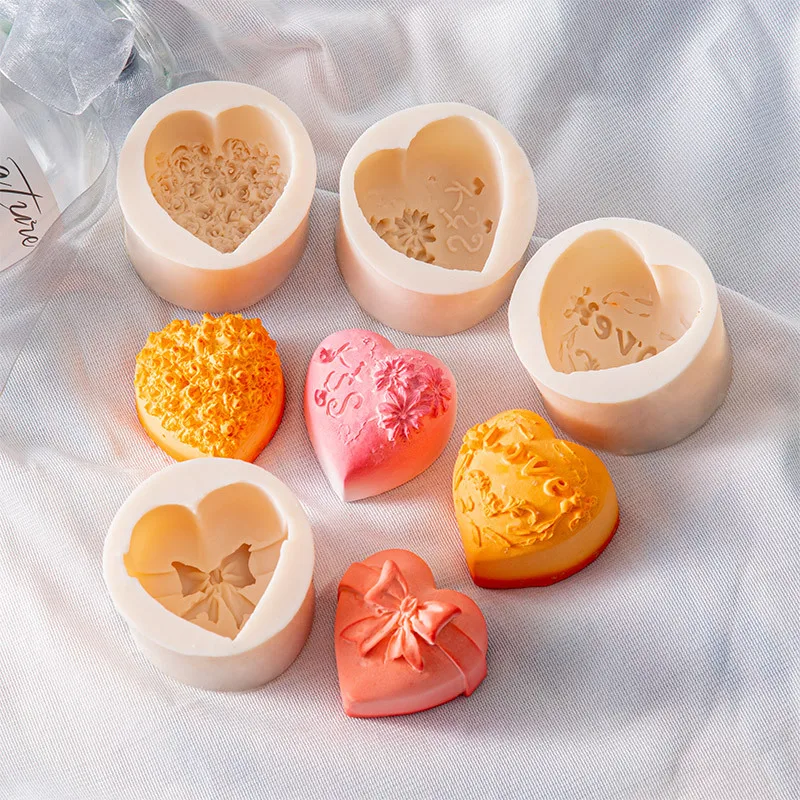LOVE Silicone Mold Valentine Heart Mousse Cake Candy Chocolate Fondant DIY 3D Wedding Candle Decorations Home Kitchen BakingTool
LOVE Silicone Mold Valentine Heart Mousse Cake Candy Chocolate Fondant DIY 3D Wedding Candle Decorations Home Kitchen BakingTool