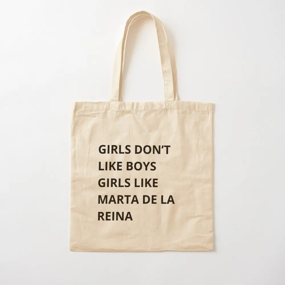 Girls don't like boys girls like marta de la reina Tote Bag Large bags for women shopping bag logo Canvas Tote Bag
Girls don't like boys girls like marta de la reina Tote Bag Large bags for women shopping bag logo Canvas Tote Bag