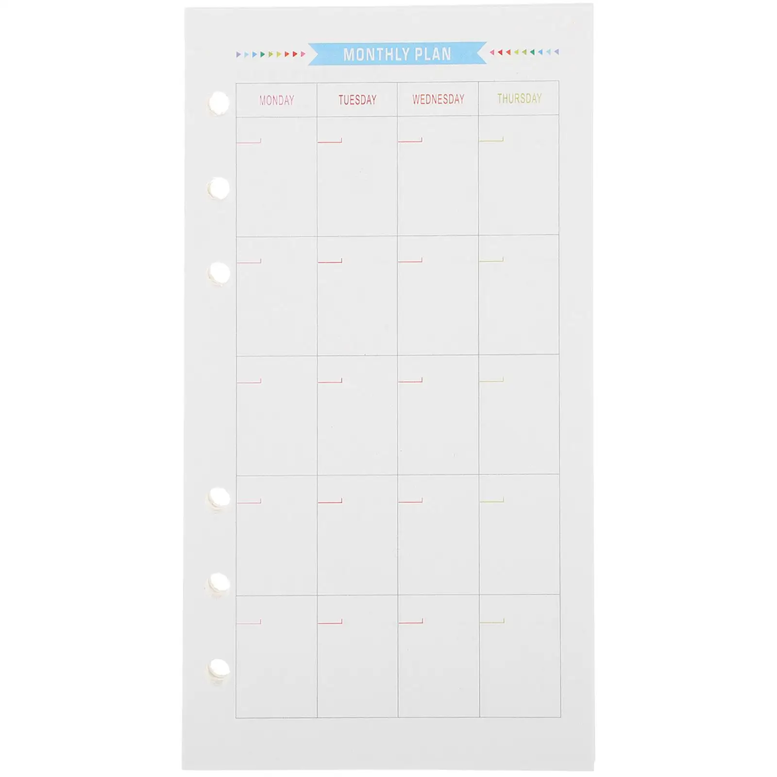 40 Sheets A6 Paper Refills 6 Holes Loose Leaf Grid Binder Horizontal Travel Office Smooth Surface Writing Drawing
40 Sheets A6 Paper Refills 6 Holes Loose Leaf Grid Binder Horizontal Travel Office Smooth Surface Writing Drawing