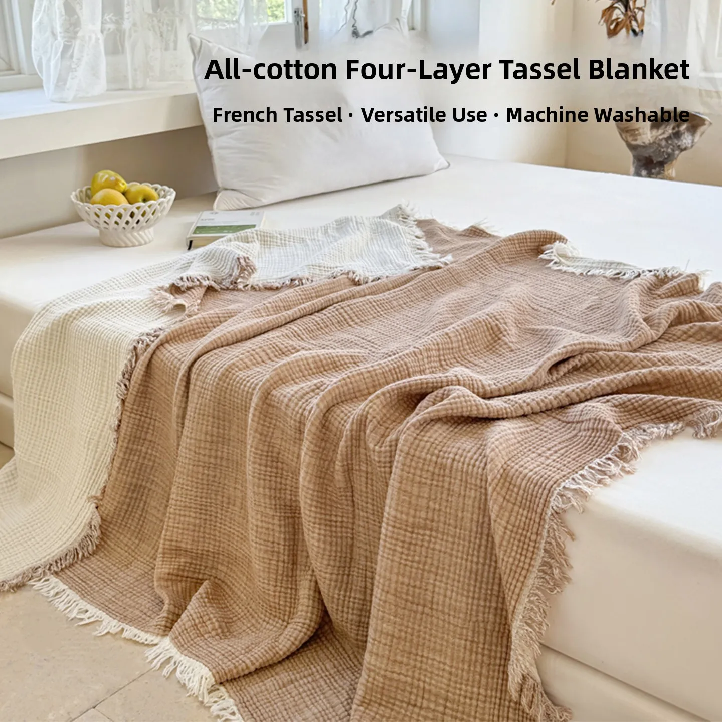 Плед из чистого хлопкового муслина, маленький плед-накидка для офиса, для сна в кондиционированных помещениях, летний, осенний, зимний, весенний, всесезонный
Плед из чистого хлопкового муслина, маленький плед-накидка для офиса, для сна в кондиционированных помещениях, летний, осенний, зимний, весенний, всесезонный