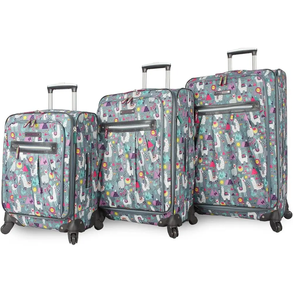3 Piece Expandable Spinner Luggage Set for Women
3 Piece Expandable Spinner Luggage Set for Women