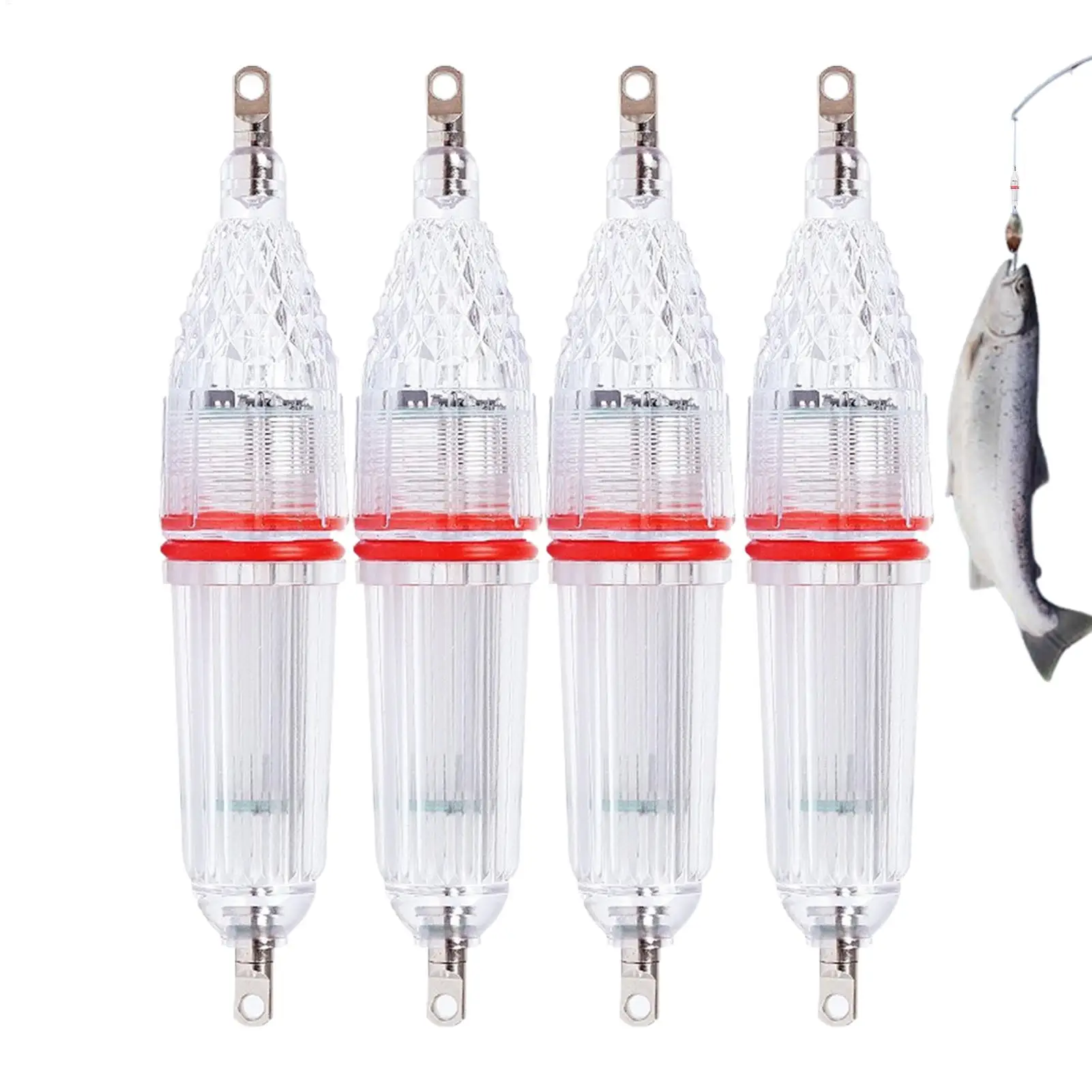 LED Underwater Fishing Light 4-Piece Waterproof High-Brightness Fishing Lure Light For River Outdoor Lake Bank Shallow Water
LED Underwater Fishing Light 4-Piece Waterproof High-Brightness Fishing Lure Light For River Outdoor Lake Bank Shallow Water