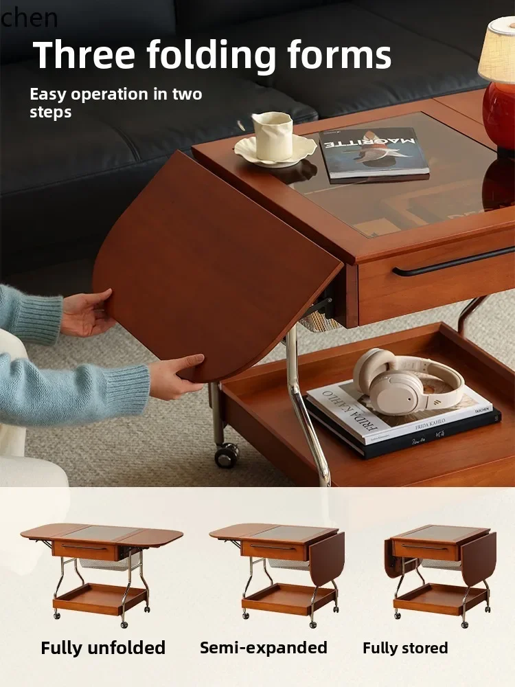solid wood coffee table sofa movable cart storage
solid wood coffee table sofa movable cart storage