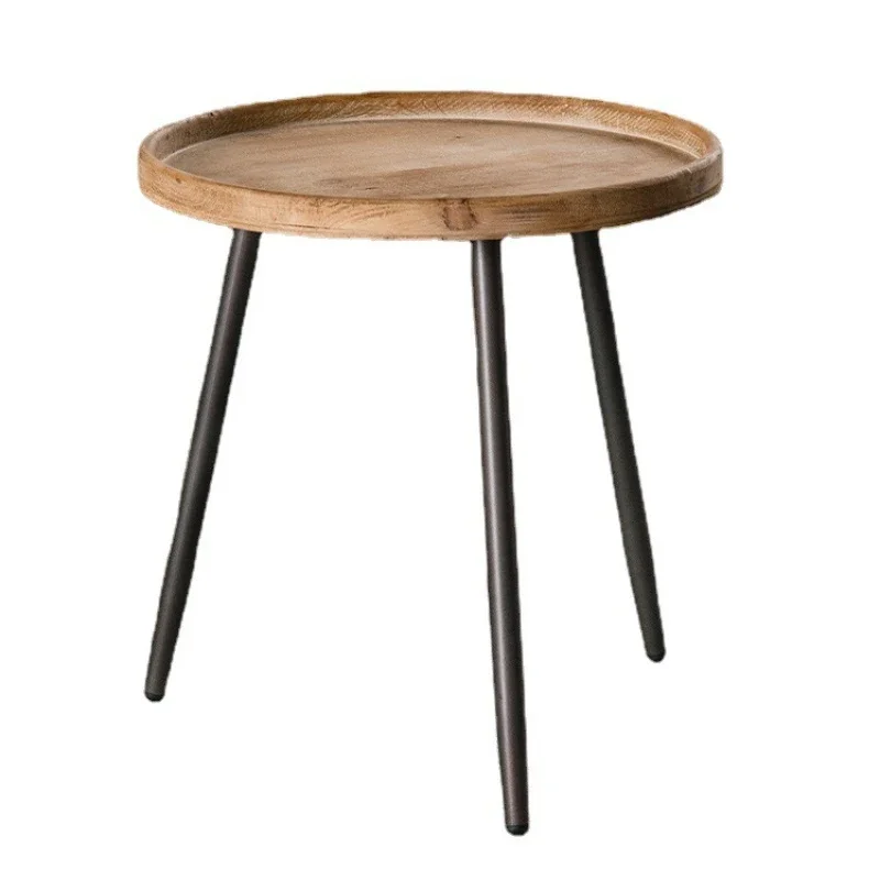 American retro sofa side , solid wood round living room balcony bedroom table, creative personality table
American retro sofa side , solid wood round living room balcony bedroom table, creative personality table