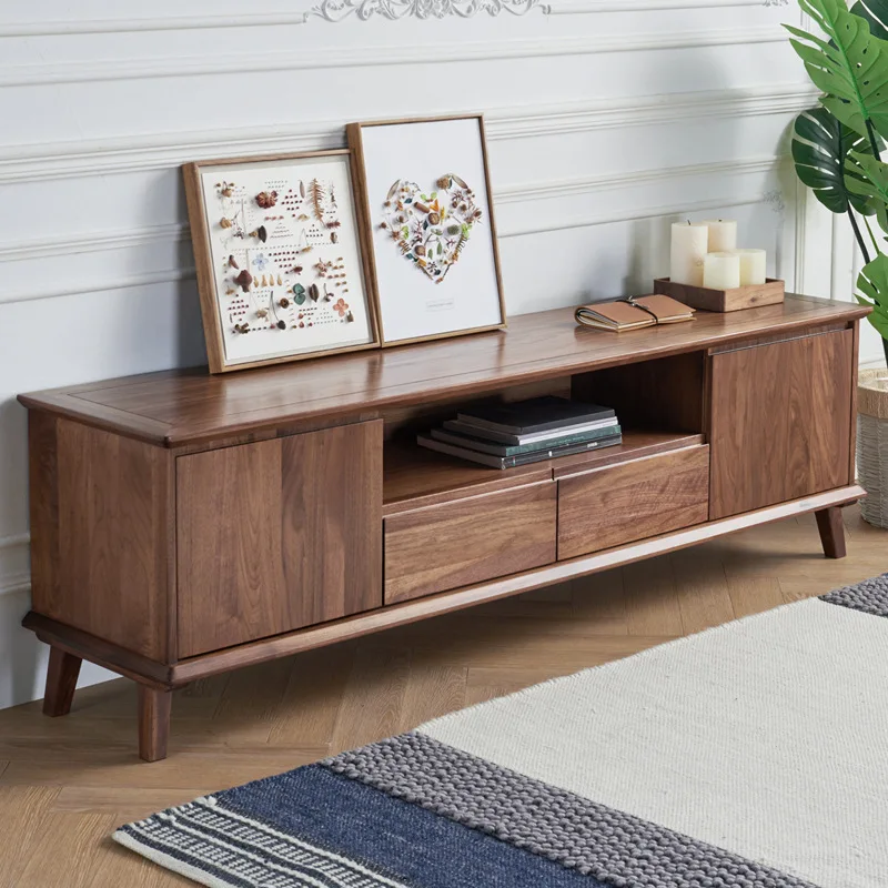 North American black walnut TV cabinet Nordic simple living room all solid wood furniture light luxury home bedroom TV cabinet
North American black walnut TV cabinet Nordic simple living room all solid wood furniture light luxury home bedroom TV cabinet