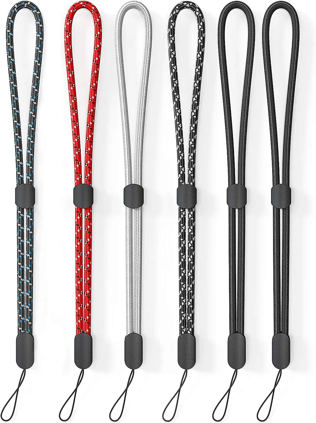 Adjustable Nylon Wrist Straps, 6-Pack Colorful Lanyards for GoPro, Camera, Phone, Keys
Adjustable Nylon Wrist Straps, 6-Pack Colorful Lanyards for GoPro, Camera, Phone, Keys