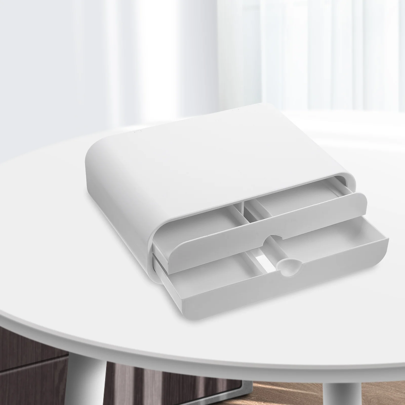 Heighten Monitor Stand Riser Desktop Storage Rack Sliding Drawer Computer Riser Acrylic Monitor Height Bracket Office Desk
Heighten Monitor Stand Riser Desktop Storage Rack Sliding Drawer Computer Riser Acrylic Monitor Height Bracket Office Desk