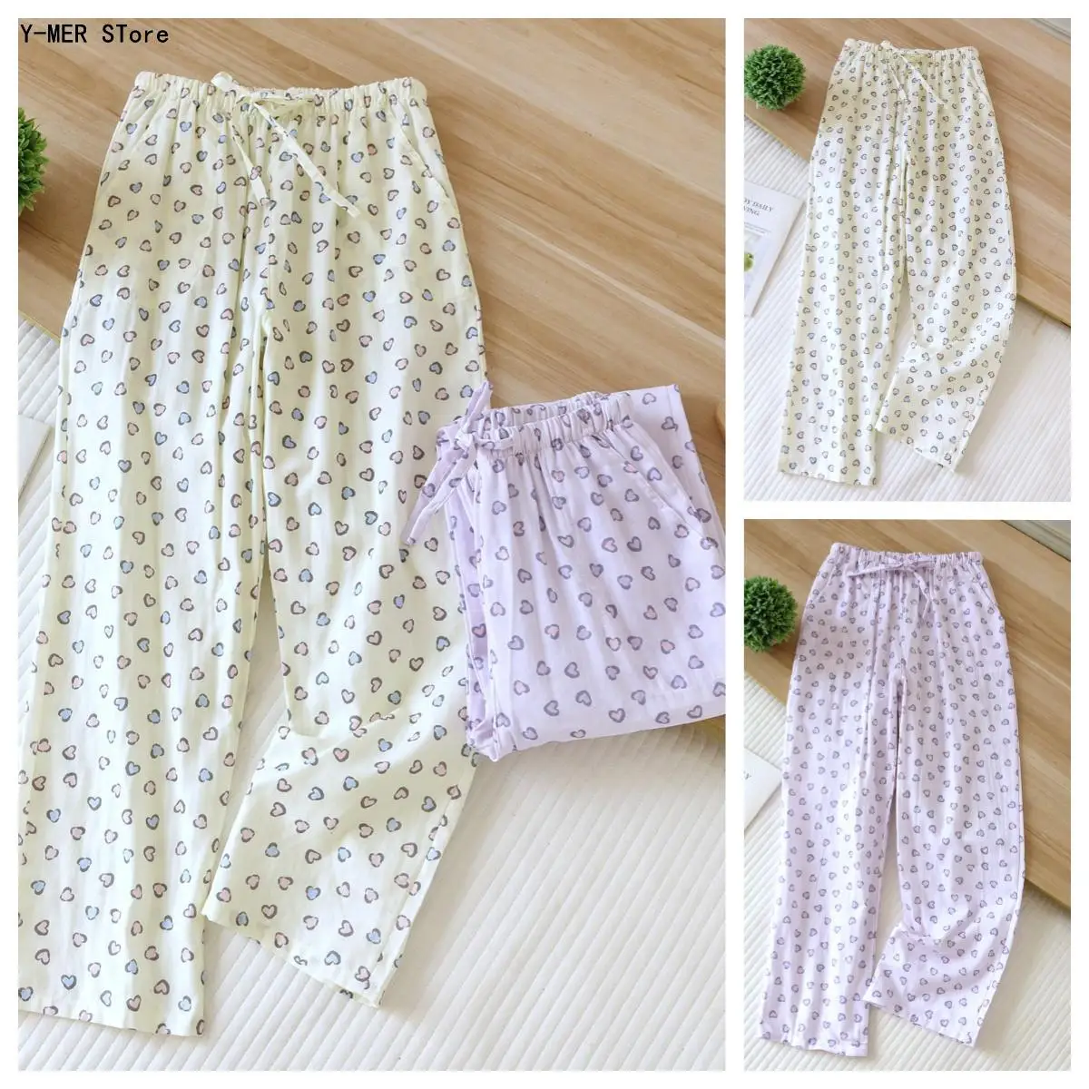 2026 Spring Summer New Women Thin Cotton Love Print Pajama Pants with Pockets Loose Casual Home Loungewear Sleep Bottoms
2026 Spring Summer New Women Thin Cotton Love Print Pajama Pants with Pockets Loose Casual Home Loungewear Sleep Bottoms
