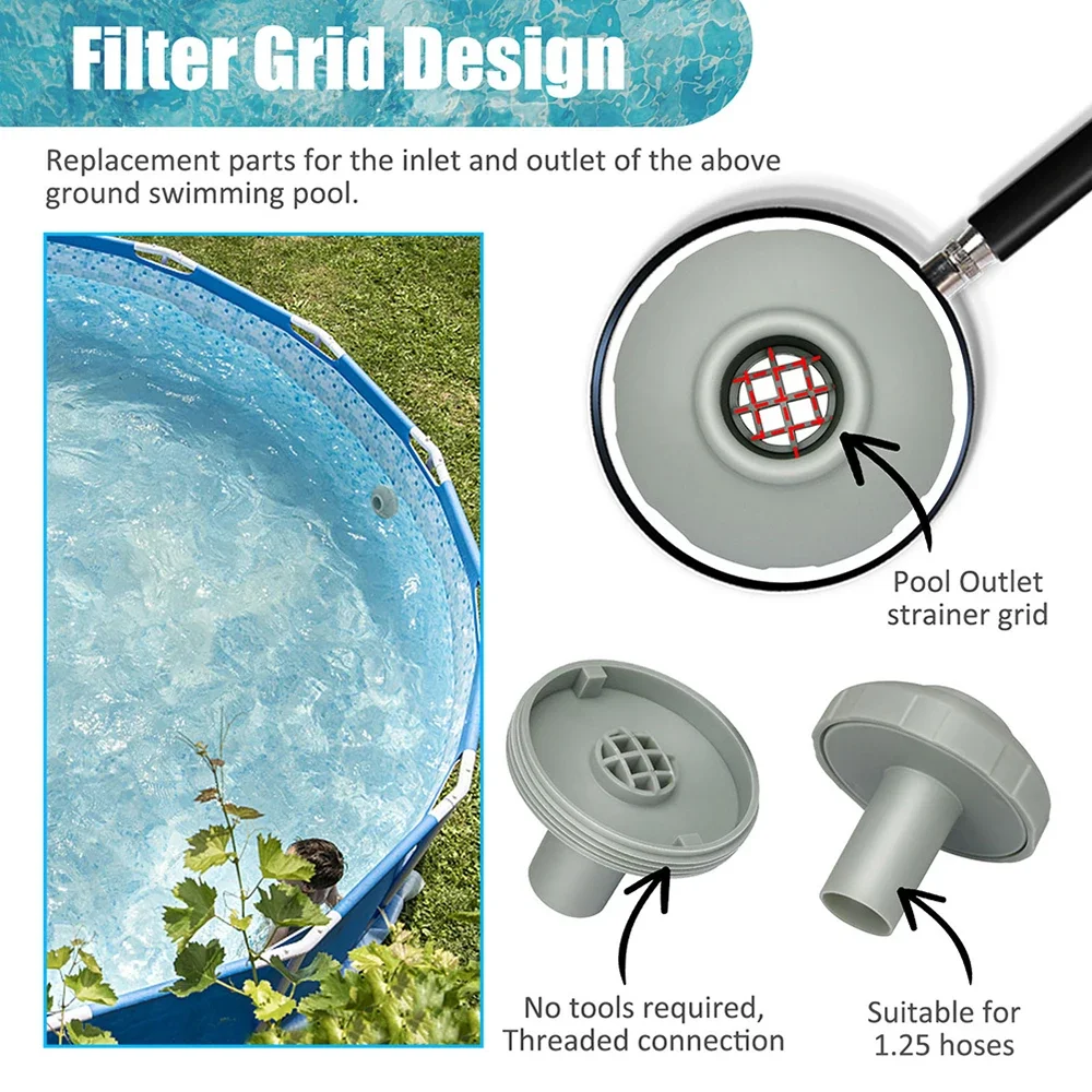 Upgrade Your For Intex Above Ground Pool's Water Flow with Our Water Jet Connector Kit Cleaner Water Efficient Assembly
Upgrade Your For Intex Above Ground Pool's Water Flow with Our Water Jet Connector Kit Cleaner Water Efficient Assembly