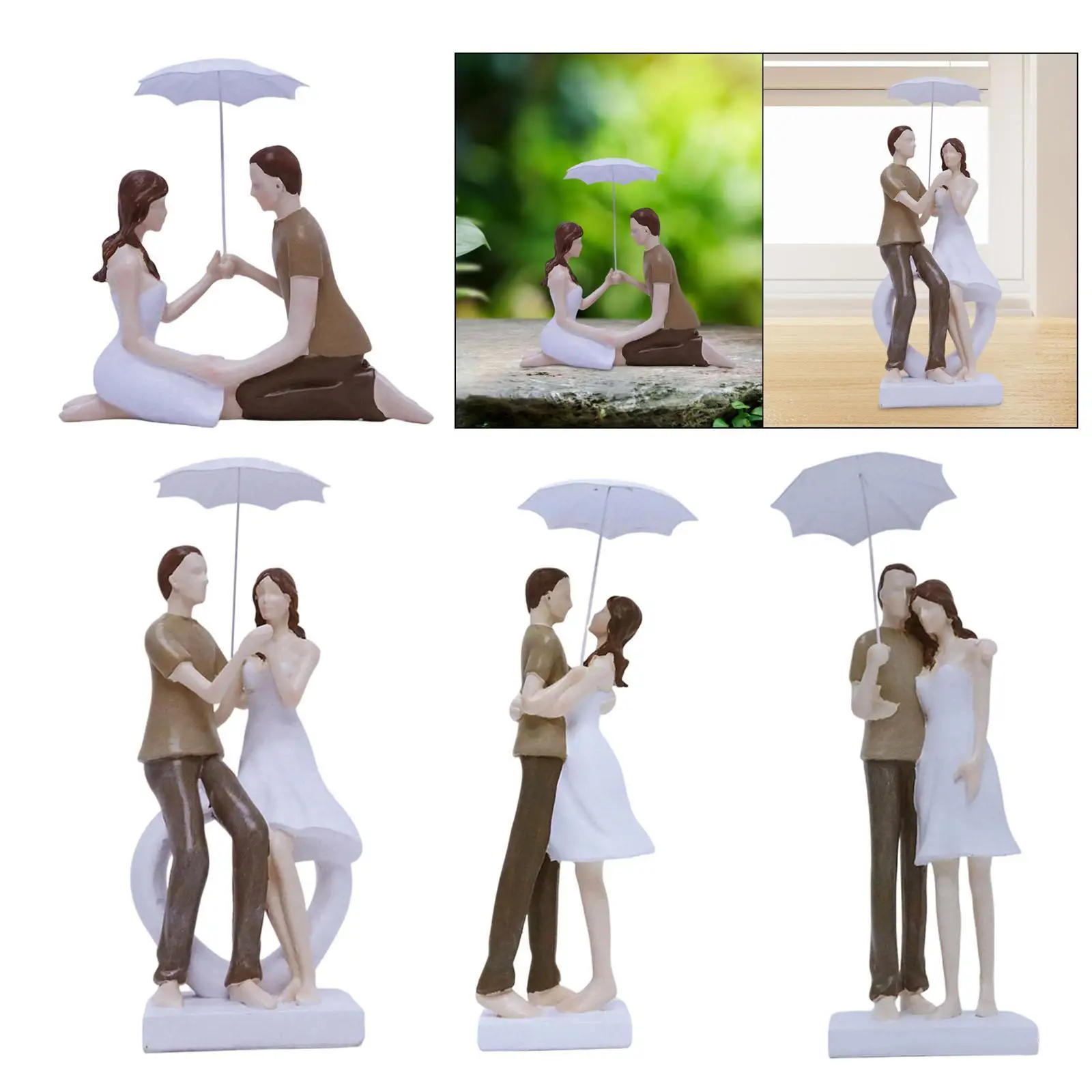 Романтическая фигурка пары, скульптура для мальчика и девочки, зонтик, фигурка любовника из смолы для свадебного подарка, книжная полка, столешница
Романтическая фигурка пары, скульптура для мальчика и девочки, зонтик, фигурка любовника из смолы для свадебного подарка, книжная полка, столешница