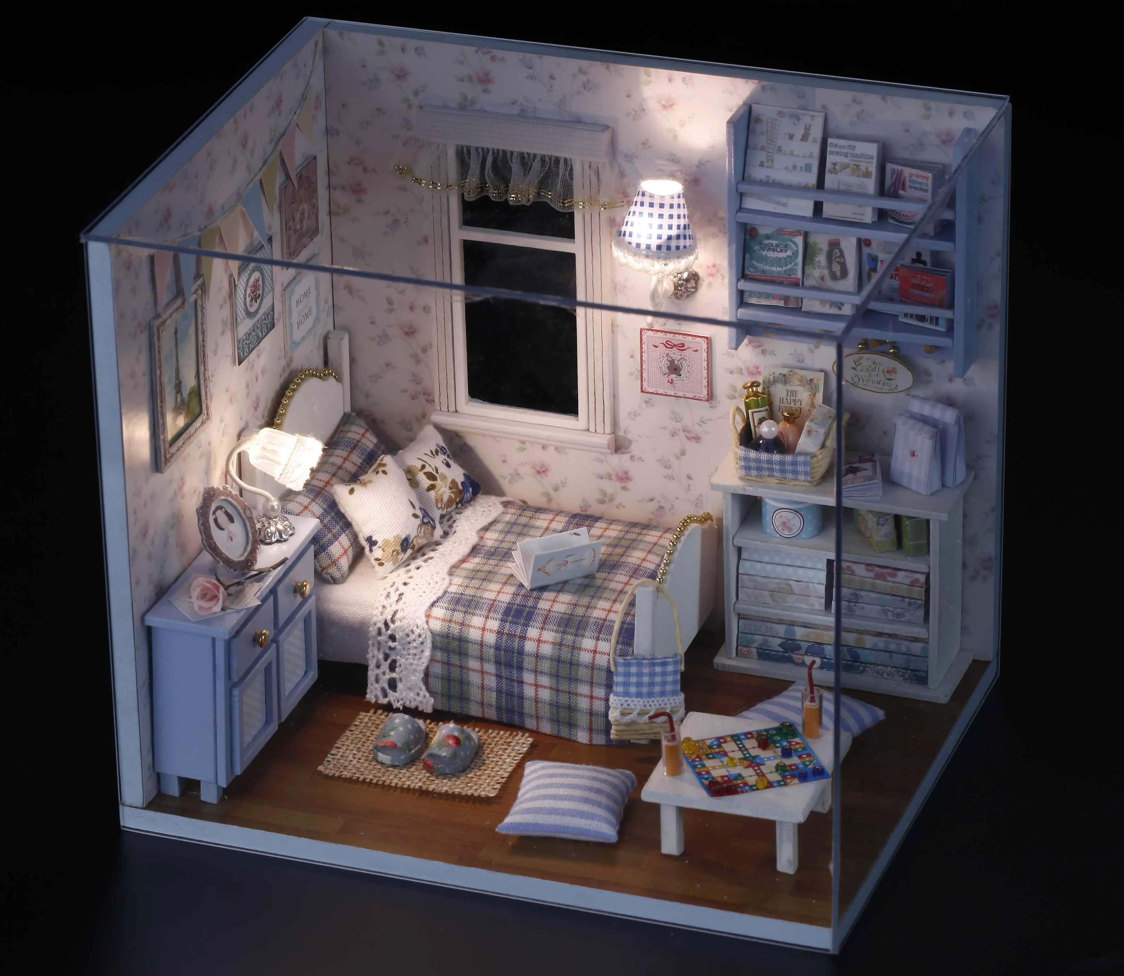 DIY Big Doll House Case Wooden Miniature Furniture Dollhouse LED Model Kit for Adult and Children Toys Birthday Gifts
DIY Big Doll House Case Wooden Miniature Furniture Dollhouse LED Model Kit for Adult and Children Toys Birthday Gifts