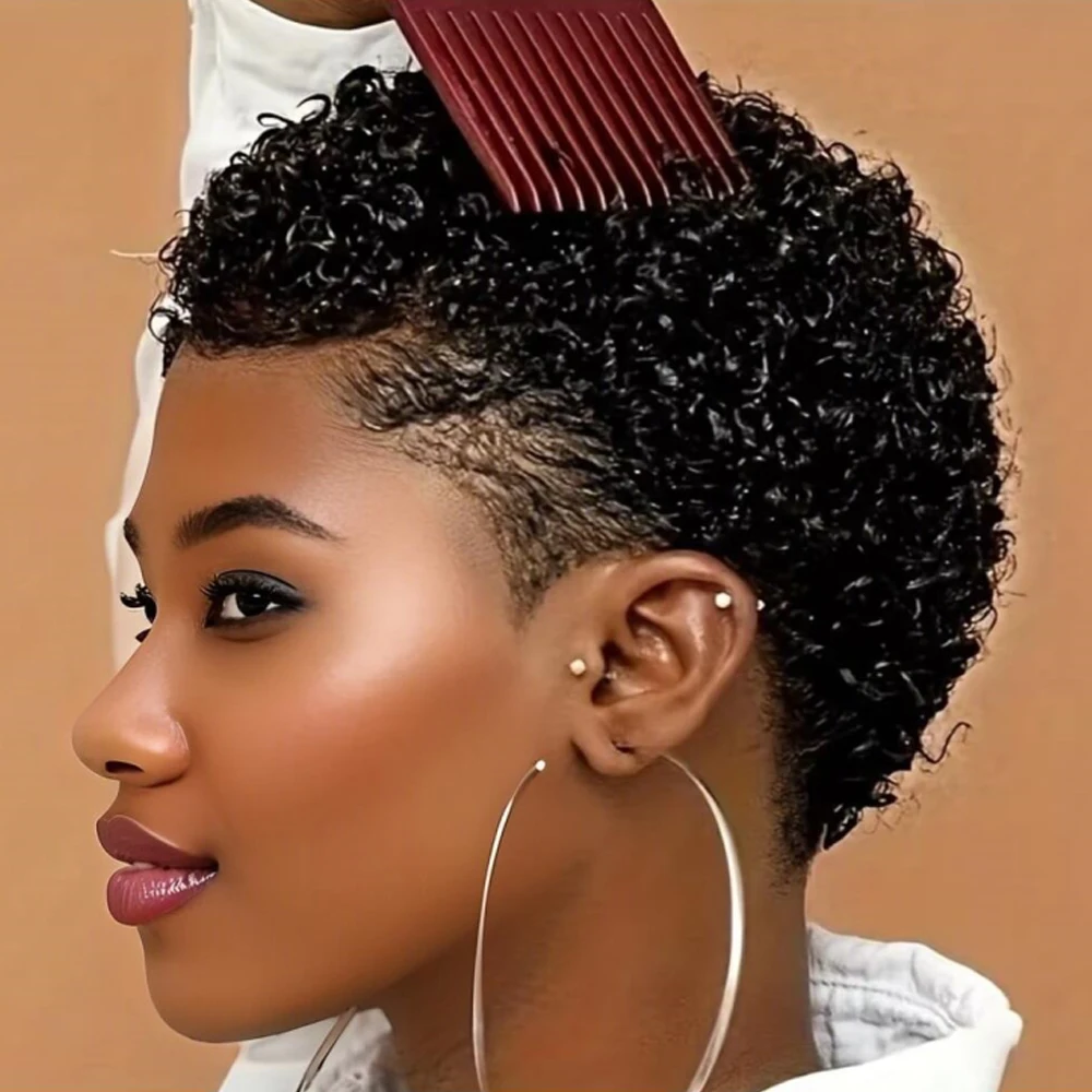 Short Curly Pixie Cut Wigs For Women 150% Density Water Wave Pixie Curly Wigs Ready To Wear Full Machine Made Wig Pre Plucked
Short Curly Pixie Cut Wigs For Women 150% Density Water Wave Pixie Curly Wigs Ready To Wear Full Machine Made Wig Pre Plucked