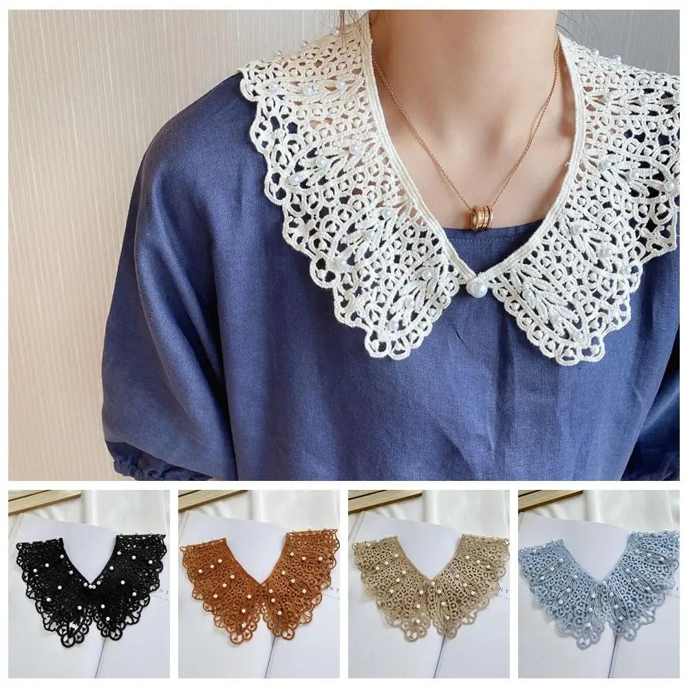 DIY Doll Collar Lace Fake Collar Pearl Dress Decorative Shoulder Decoration Shirt Collar Cotton Clothes Accessories Shawl Sewing
DIY Doll Collar Lace Fake Collar Pearl Dress Decorative Shoulder Decoration Shirt Collar Cotton Clothes Accessories Shawl Sewing