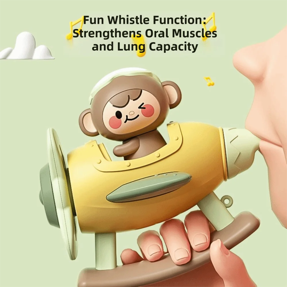 Cartoon Pattern Airplane Whistle Airplane-Shaped Small Size Kids Whistle Toy Plastic Material Lovely Design Music Toy
Cartoon Pattern Airplane Whistle Airplane-Shaped Small Size Kids Whistle Toy Plastic Material Lovely Design Music Toy