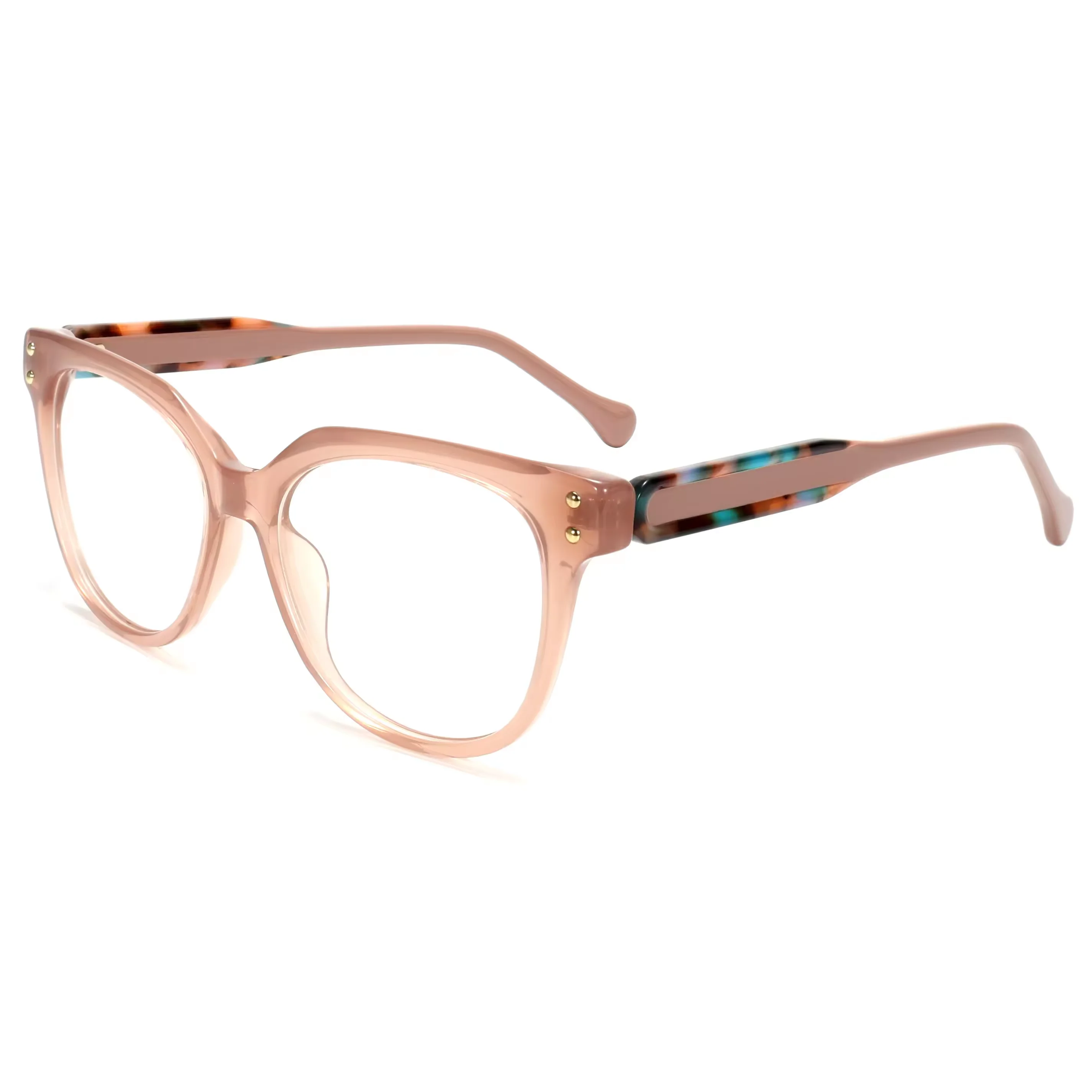 VZONE Luxury Transparent Pink Acetate Optical Frames Laminated Temples High Quality Women Eyeglasses
VZONE Luxury Transparent Pink Acetate Optical Frames Laminated Temples High Quality Women Eyeglasses