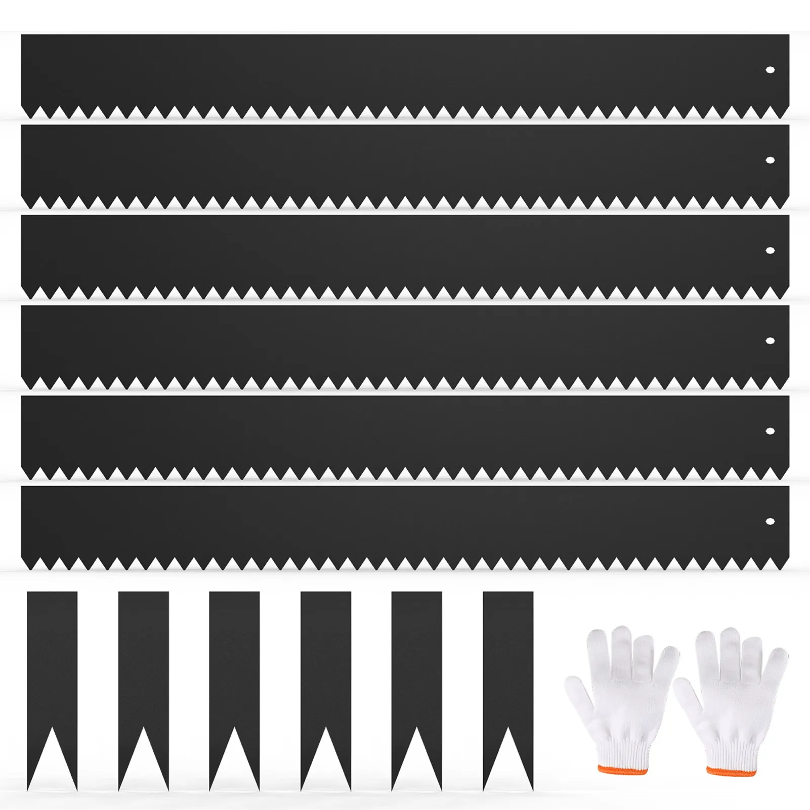 6 Pack Landscape Edging with 6 Clips Gloves Black Ripple Alloy Steel 8 Inch Landscape Edging Border
6 Pack Landscape Edging with 6 Clips Gloves Black Ripple Alloy Steel 8 Inch Landscape Edging Border
