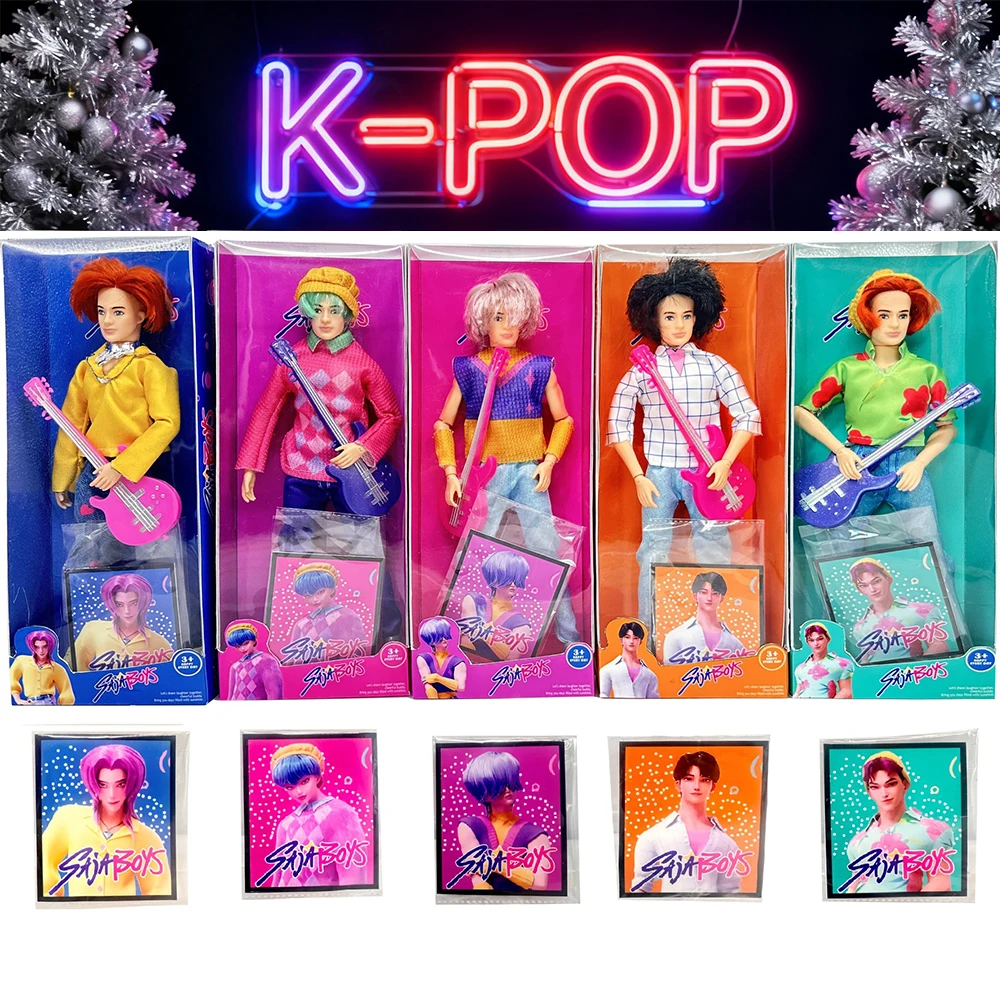 30 см K-POP Demon Saga SajaBoys, экшн-фигурка, игрушки-куклы, 11 суставов, подвижный Demon Boy Band, куклы принцессы, игрушка «сделай сам» для девочек и мальчиков
30 см K-POP Demon Saga SajaBoys, экшн-фигурка, игрушки-куклы, 11 суставов, подвижный Demon Boy Band, куклы принцессы, игрушка «сделай сам» для девочек и мальчиков