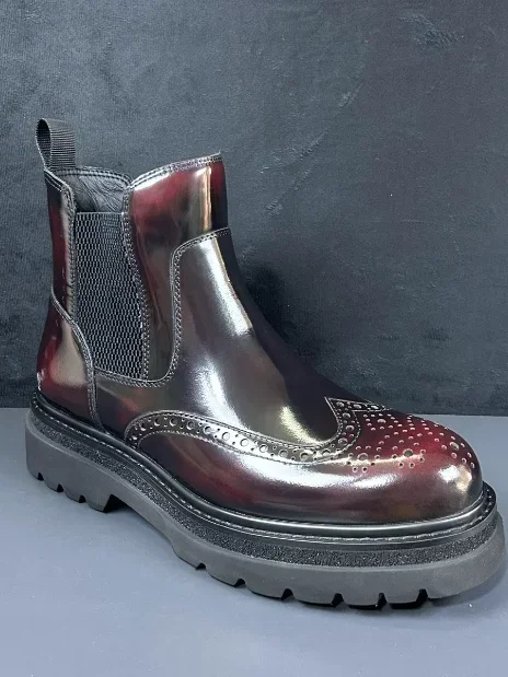 Autumn and Winter New Men's Formal Shoes, Genuine Leather Thick Soled English Style Chelsea High Top Boots
Autumn and Winter New Men's Formal Shoes, Genuine Leather Thick Soled English Style Chelsea High Top Boots