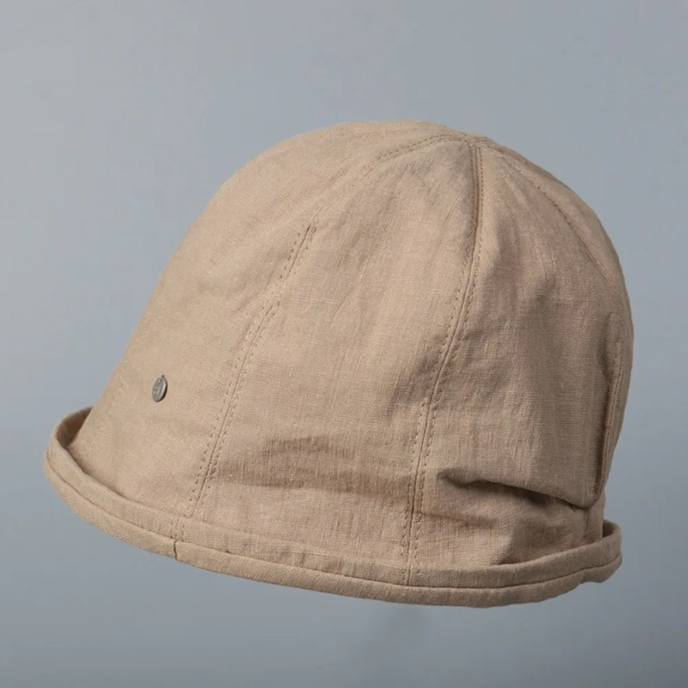 New Design Curled Edge Sun Hat Foldable Solid Color Bucket Hat Linen Visors Cap
New Design Curled Edge Sun Hat Foldable Solid Color Bucket Hat Linen Visors Cap