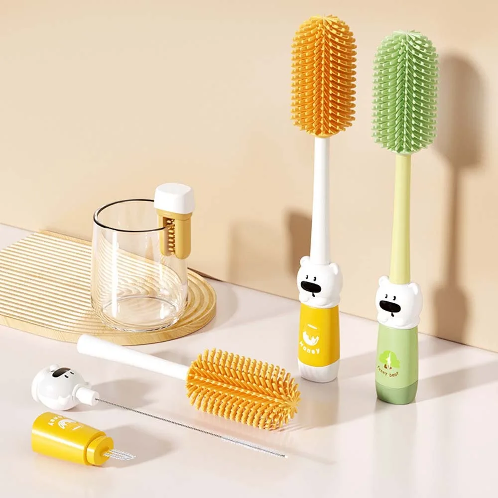 ABS Bottle Cleaning Brush Set TPR PC Baby Nipple Brush Kit Portable Storage Drain Rack Pacifier Straw Scrubber Cover
ABS Bottle Cleaning Brush Set TPR PC Baby Nipple Brush Kit Portable Storage Drain Rack Pacifier Straw Scrubber Cover