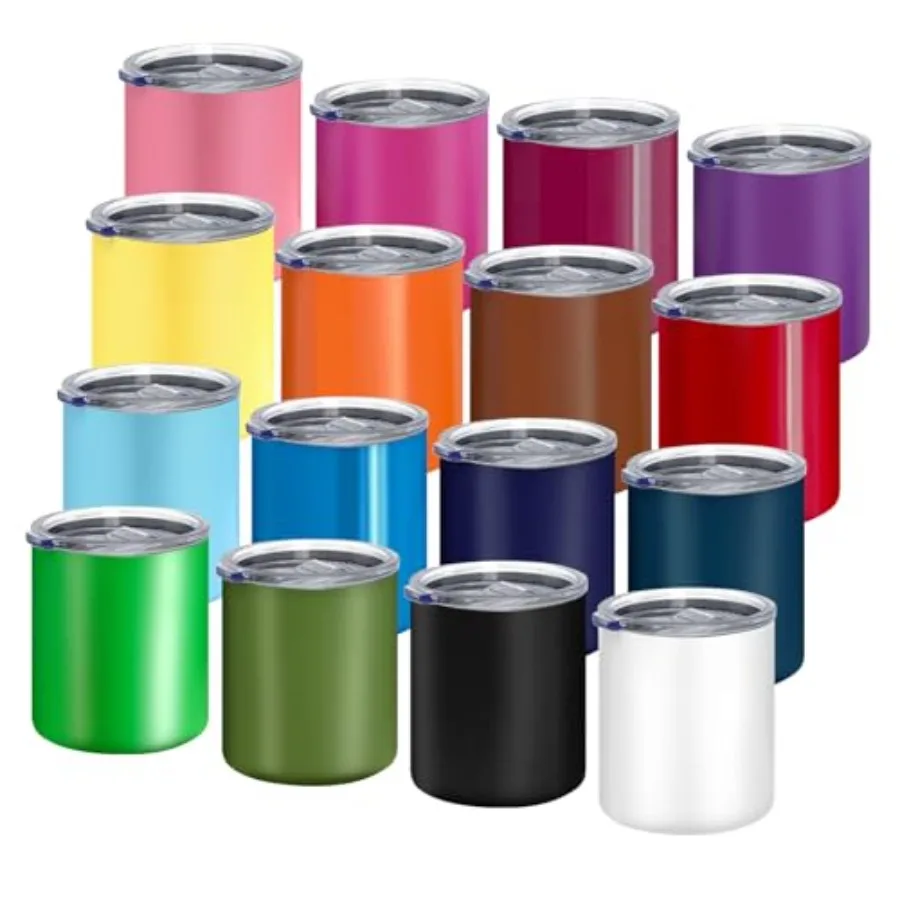 16 Pack Stainless Steel Insulated Coffee Mug Bulk with Lids 12oz Vacuum Insulated Double Wall Travel Mug for Hot and Cold Drink
16 Pack Stainless Steel Insulated Coffee Mug Bulk with Lids 12oz Vacuum Insulated Double Wall Travel Mug for Hot and Cold Drink