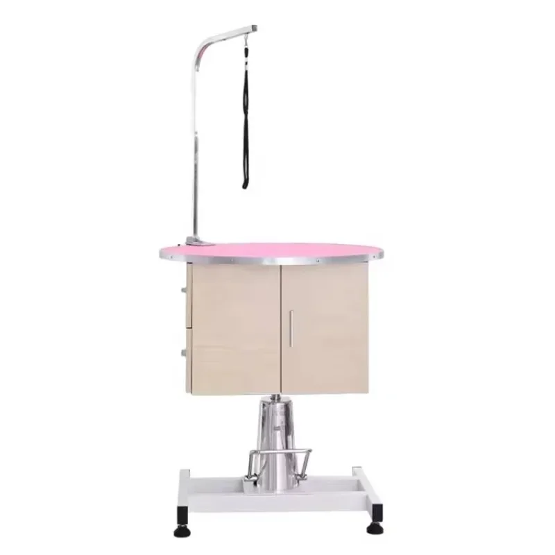 Customizable round Dog Grooming Table Multifunctional Hydraulic Electric Lift Made from Eco-Friendly Wood and Rubber
Customizable round Dog Grooming Table Multifunctional Hydraulic Electric Lift Made from Eco-Friendly Wood and Rubber