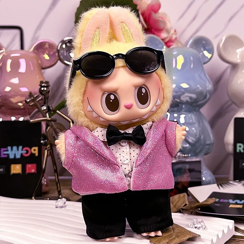 Розовый блестящий костюм для 17 см V1/v2/v3 Ropa Labubu, маленький костюм, шапка для брелка, детская одежда, одежда для куклы, аксессуары для наряда
Розовый блестящий костюм для 17 см V1/v2/v3 Ropa Labubu, маленький костюм, шапка для брелка, детская одежда, одежда для куклы, аксессуары для наряда