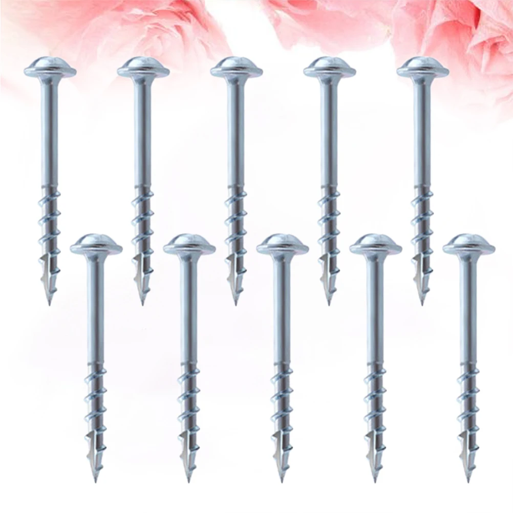 100Pcs Self Tapping Screw Woodworking Fasteners Heavy Duty Carbon Steel 500-550Hrc Hardness Square Drive for Wood Metal DIY
100Pcs Self Tapping Screw Woodworking Fasteners Heavy Duty Carbon Steel 500-550Hrc Hardness Square Drive for Wood Metal DIY