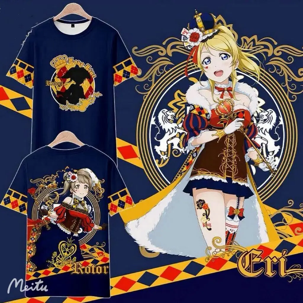 Новинка! Kawaii Lovelive! Футболка Летняя с круглым вырезом и коротким рукавом
Новинка! Kawaii Lovelive! Футболка Летняя с круглым вырезом и коротким рукавом