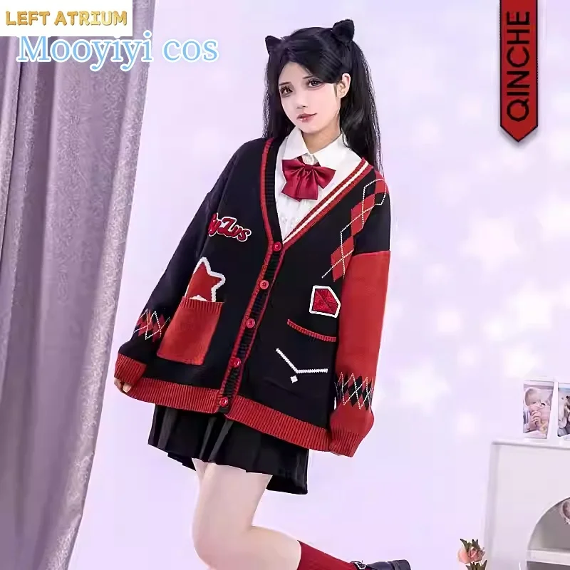 Sylus Cosplay Costume for Halloween Christmas Role Playing Party New Love and Deepspace sweater cute style Red popular cardigan
Sylus Cosplay Costume for Halloween Christmas Role Playing Party New Love and Deepspace sweater cute style Red popular cardigan