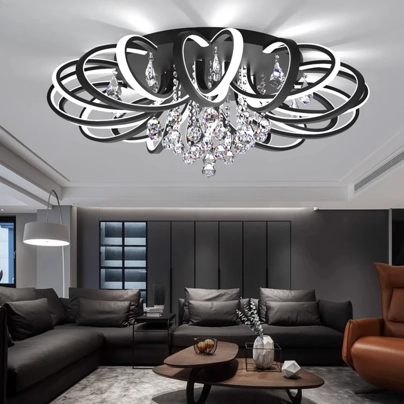 Новый свет, роскошный современный простой атмосферный хрустальный потолочный светильник полного спектра, светильник для спальни
Новый свет, роскошный современный простой атмосферный хрустальный потолочный светильник полного спектра, светильник для спальни