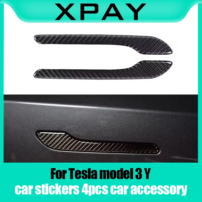 Carbon Fiber Car Door Handle Decoration For Tesla model 3 2019-2023 model y 2023 accessories car stickers 4pcs car accessory
Carbon Fiber Car Door Handle Decoration For Tesla model 3 2019-2023 model y 2023 accessories car stickers 4pcs car accessory