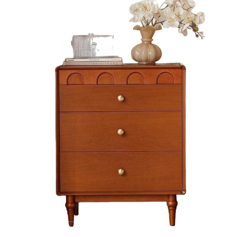American retro nine chest cabinet bedroom bedside storage drawer locker solid wood chest flower series
American retro nine chest cabinet bedroom bedside storage drawer locker solid wood chest flower series