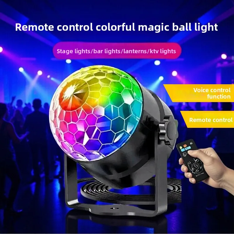 Crystal magic ball atmosphere night light colorful voice-activated rotating stage light colorful bracket handle lantern
Crystal magic ball atmosphere night light colorful voice-activated rotating stage light colorful bracket handle lantern