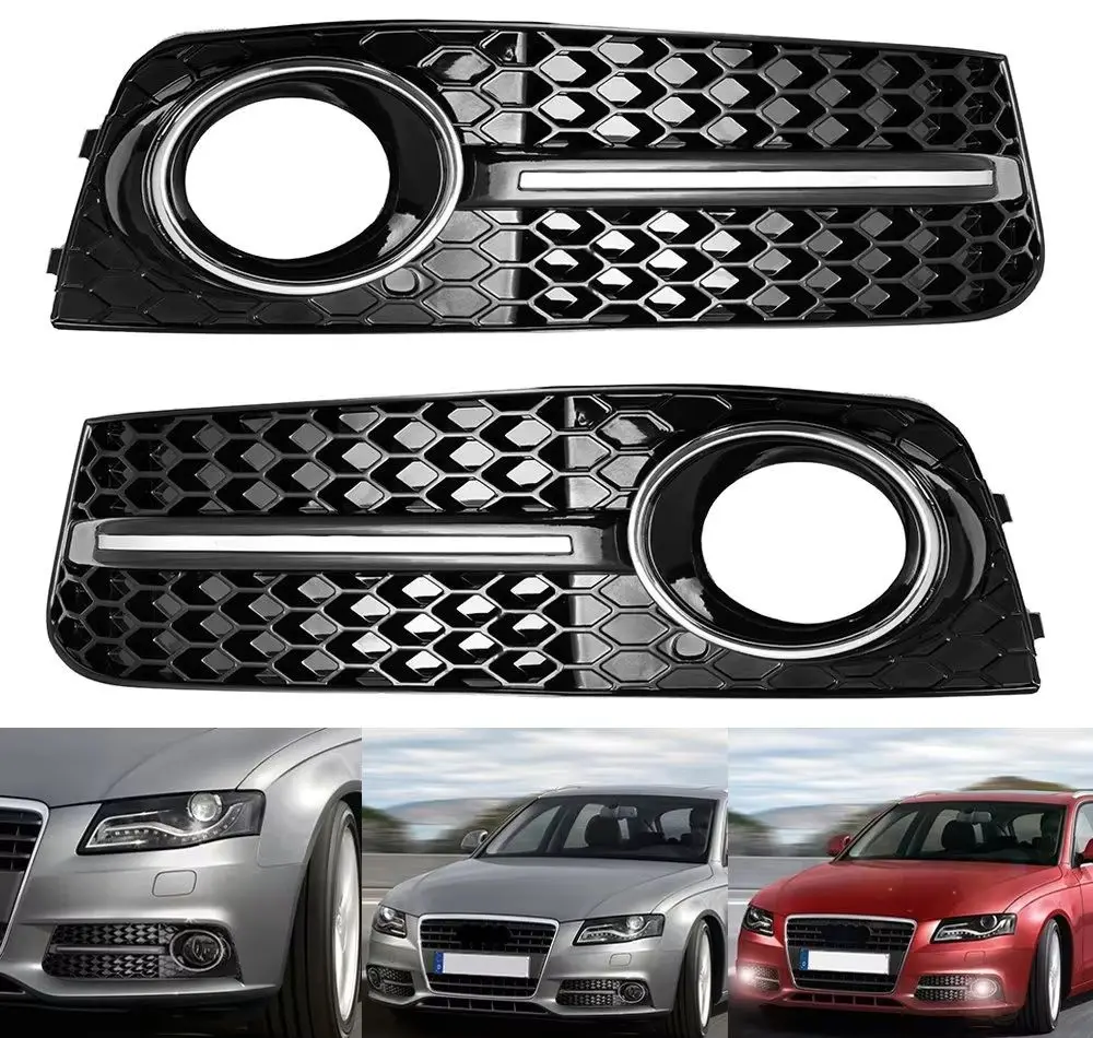 2x Glossy Black Euro Honeycomb Front Lower Bumper Fog Light Grille For 2009-2011 Audi A4 A4l B8 4 Door Premium Parts
2x Glossy Black Euro Honeycomb Front Lower Bumper Fog Light Grille For 2009-2011 Audi A4 A4l B8 4 Door Premium Parts