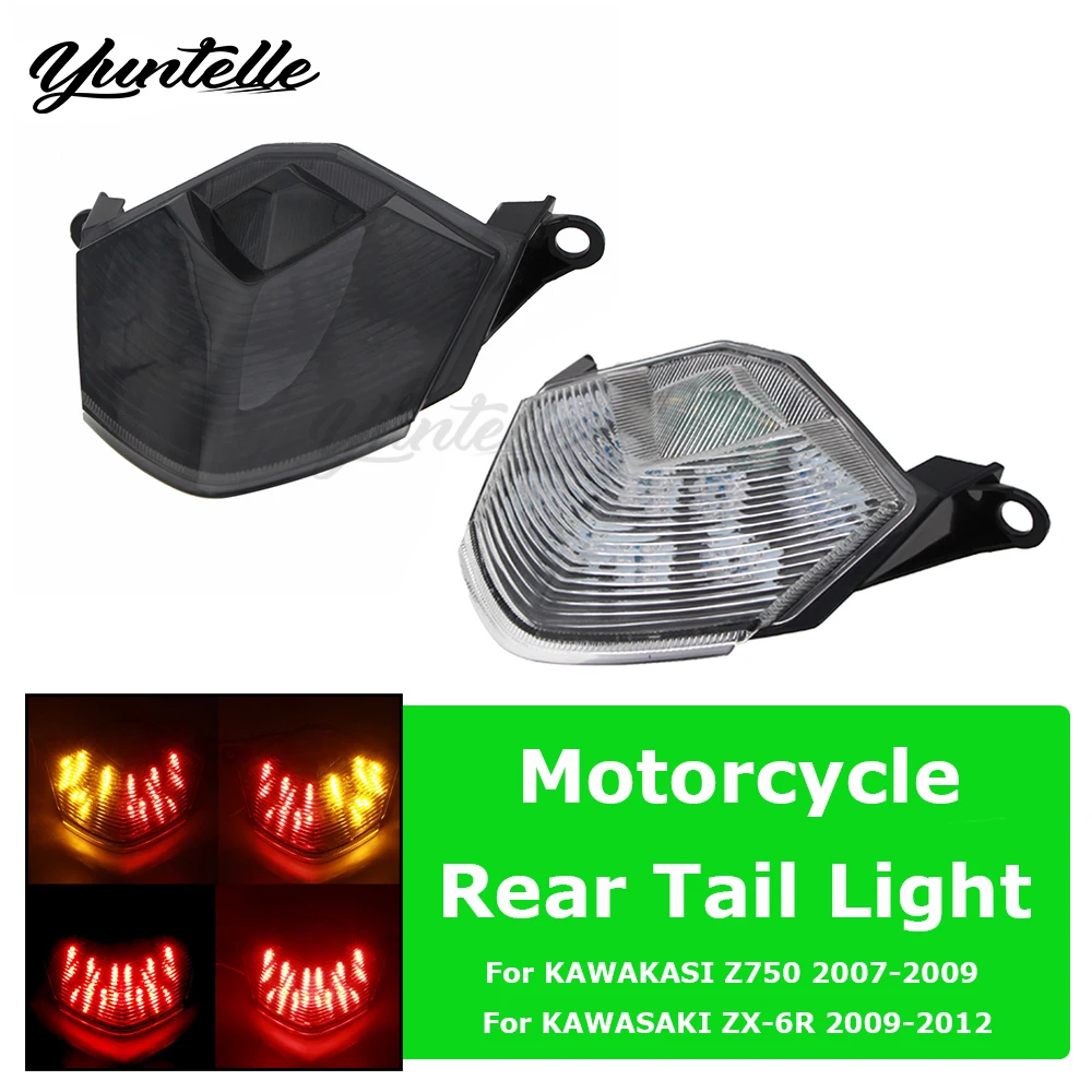LED Rear Tail Light For KAWASAKI Z750 Z1000 ZX-10R ZX-6R ZX600 2007-2012 Motorcycle Accessories Brake Turn Signals Integrated
LED Rear Tail Light For KAWASAKI Z750 Z1000 ZX-10R ZX-6R ZX600 2007-2012 Motorcycle Accessories Brake Turn Signals Integrated