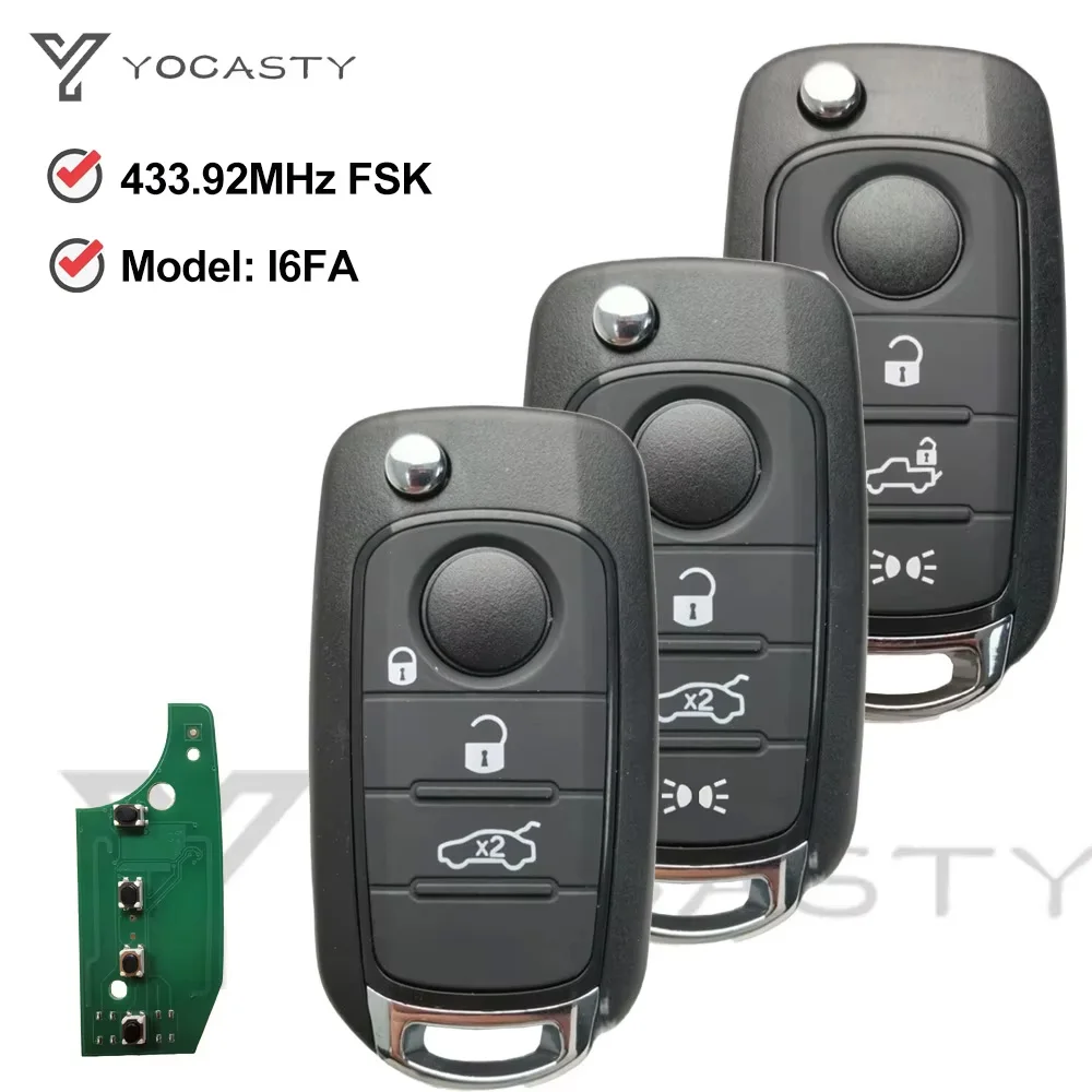 YOCASTY For Fiat 2016 2017 2018 500X Egea Fiat Tipo Nuovo Grazie Flip Remote Key 433Mhz Megamos AES ID48 Chip 2ADPXFI5AM433TX
YOCASTY For Fiat 2016 2017 2018 500X Egea Fiat Tipo Nuovo Grazie Flip Remote Key 433Mhz Megamos AES ID48 Chip 2ADPXFI5AM433TX