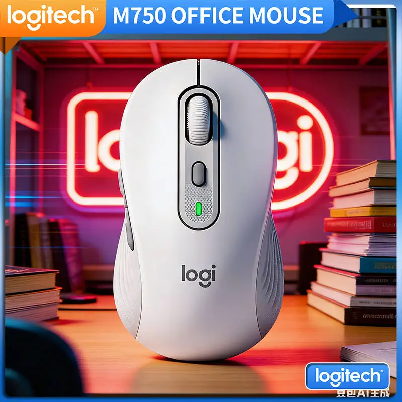 M750 Office Mouse - Quiet Clicks, Precision Tracking, Dual Connection, 24-Month Battery, Business Efficiency Tool
M750 Office Mouse - Quiet Clicks, Precision Tracking, Dual Connection, 24-Month Battery, Business Efficiency Tool
