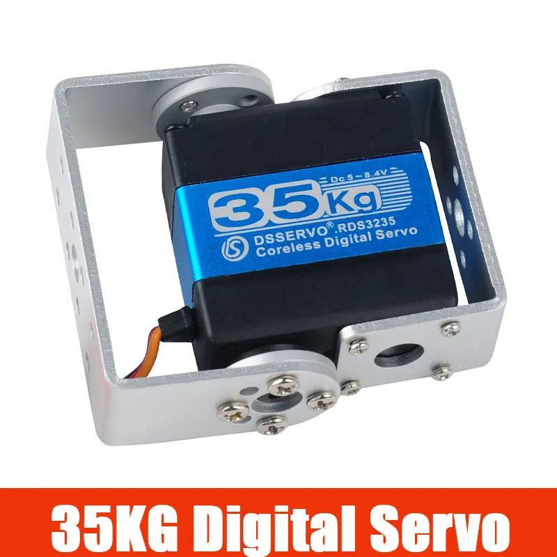RDS3235 35KG Digital Servo Coreless Motor High Torque Metal Gear 180 Degree 270 Degree with Bracket Arm Plate for DIY RC Robot
RDS3235 35KG Digital Servo Coreless Motor High Torque Metal Gear 180 Degree 270 Degree with Bracket Arm Plate for DIY RC Robot