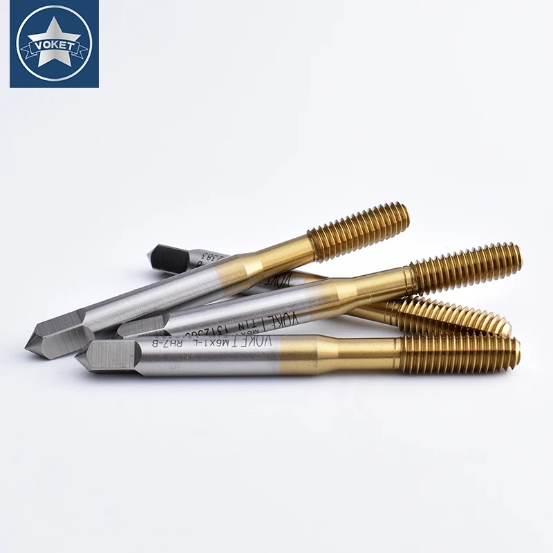 HSSE-M42 JIS Standard Metric Left Hand With Tin Roll Forming Tap M2 M2.3 M2.5 M3 M3.5 M4 M5 M6 M8 M10 Machine Screw Thread Taps
HSSE-M42 JIS Standard Metric Left Hand With Tin Roll Forming Tap M2 M2.3 M2.5 M3 M3.5 M4 M5 M6 M8 M10 Machine Screw Thread Taps