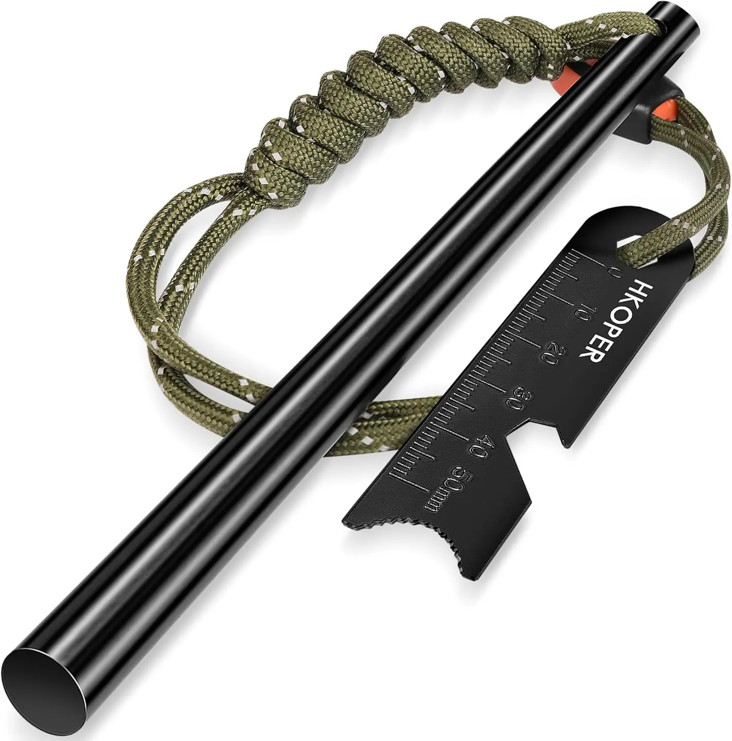 6-Inch Ferro Rod Fire Starter for Camping, Hiking & Survival - 5500°F Sparks, Waterproof & Portable
6-Inch Ferro Rod Fire Starter for Camping, Hiking & Survival - 5500°F Sparks, Waterproof & Portable