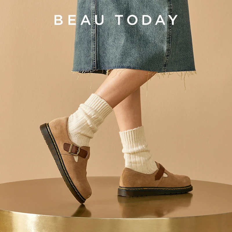 BEAUTODAY/Повседневная женская обувь на плоской подошве из коровьей замши с пряжкой, однотонная летняя осенняя женская обувь с круглым носком, ручная работа 24076
BEAUTODAY/Повседневная женская обувь на плоской подошве из коровьей замши с пряжкой, однотонная летняя осенняя женская обувь с круглым носком, ручная работа 24076
